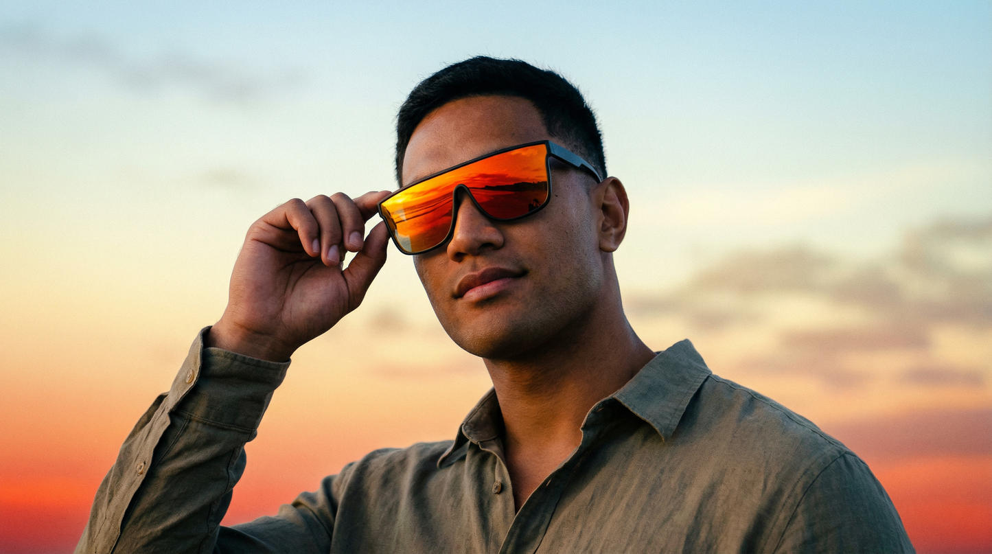 Re-Flex Sunglasses (Blood Orange)